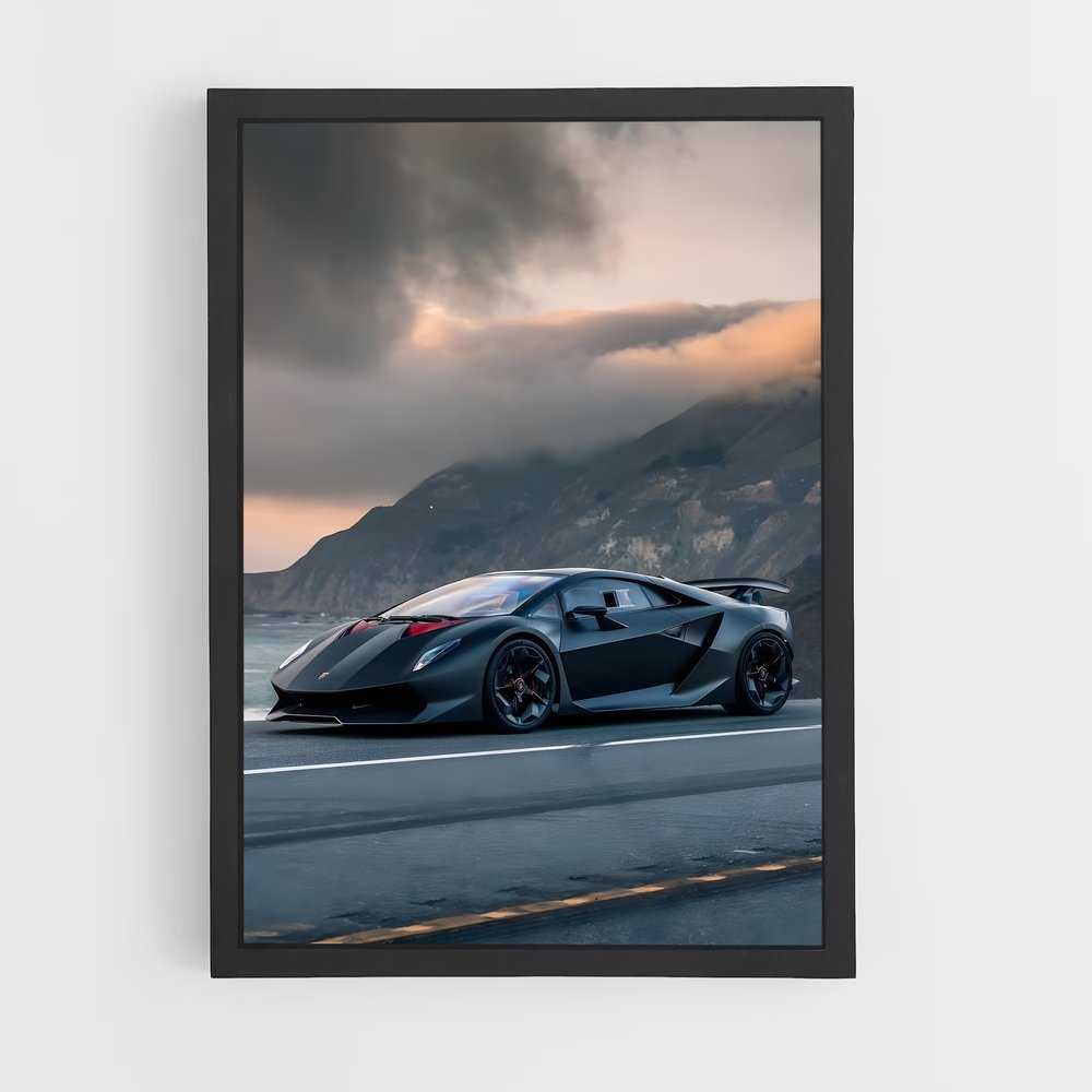 Poster Vision Supérieure – affiche Lamborghini (vue 2)